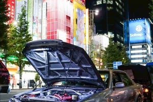 R34Skyline/Chaser/Van】Daikoku PA Fast&Furious private tour