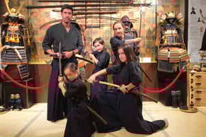 Museu Samurai Ninja Asakusa: aula de espada samurai para a família