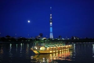 Baie de Tokyo : dîner-croisière traditionnelle japonaise en yakatabune