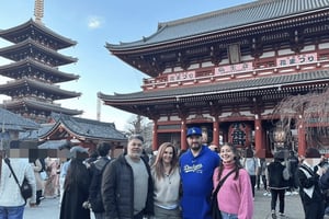 Tokyo: Tilpasset privat omvisning til fots (engelsk/spansk)