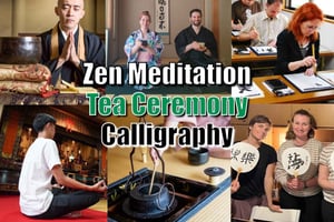 Tokyo: Full-Day Zen, Tea Ceremony & Calligraphy Retreat (8h)