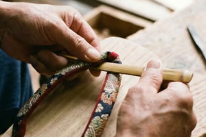 Tokyo: Geta-verksted med håndverker i Shinagawa