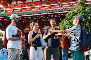 Excursão matinal em Tóquio: Santuário Meiji, Asakusa e Mercado de Peixe