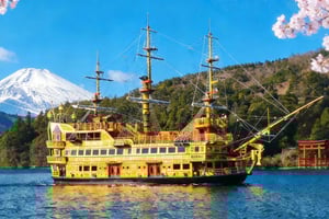 Tokio: Tour zum Fuji, Hakone-Seilbahn, Owakudani & Ashi-See