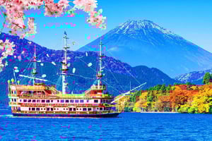 Tóquio: Excursão ao Monte Fuji, Teleférico de Hakone, Owakudani, Lago Ashi