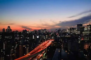 Tokio: nachtrit naar Daikoku PA, Umihotaru en C1 Loop