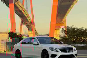 Tokio: wycieczka nocna z S63 AMG i parkingiem Daikoku