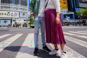 Tóquio: Sessão fotográfica privada no cruzamento de Shibuya