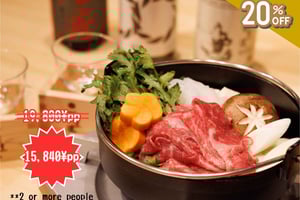 Tokyo Sake Tasting & Wagyu Sukiyaki Cooking Class