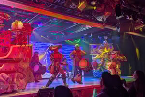 Tokio: show w restauracji samurajów z bento sukiyaki