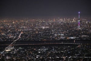 Tóquio: Passeio de helicóptero pela Skytree e pela Torre de Tóquio