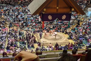 Tokyo: Sumo Tour with Match Entry Ticket