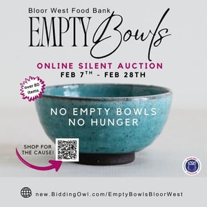Bloor West Food Bank Empty Bowls Silent Auction