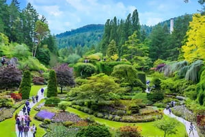 Dagsudflugt fra Vancouver til Victoria og Butchart Gardens
