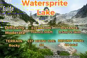 Watersprite Lake/ Vandring dagsutflykt