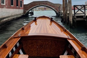 Ombord på en gammel venetiansk båd