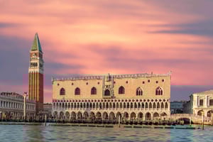 Explore Doge's Palace: Golden Staircase, Bridge, Prisons