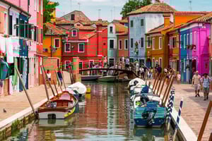 Desde Fusina: Tour por las 3 islas de Murano, Burano y Torcello