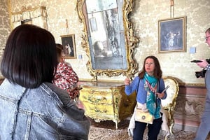 Rondleiding door het 18e-eeuwse museum van Ca' Rezzonico in Venetië met een gids