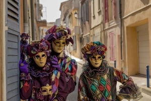 Magia enmascarada: sesión de fotos en el carnaval de Venecia