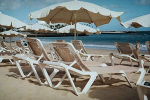 Privat stranddag fra St. Markusplassen: Nyt sol og avslapning