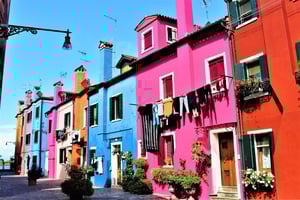 Venezia: Båttur til Murano og Burano med glassblåsing og ekstra tid