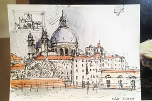 Venise : atelier aquarelle et dessin à la Giudecca
