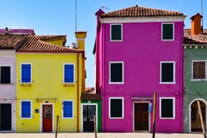 Venedig: Grand Canal, Murano og Burano halvdagstur med bådtur