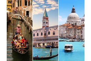 Venedig MegaCombo: Dogepalatset, gondol & transport