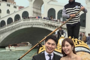 Wenecja: sesja zdjęciowa w gondoli