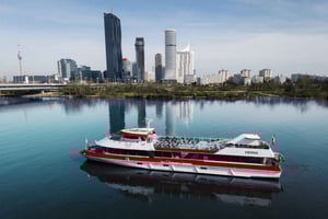 Wien: 2 timmars panoramaturné på Donau