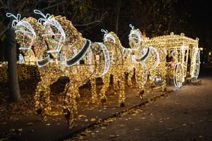 Vienna: Christmas Evening Tour with Schönbrunn Palace Lights