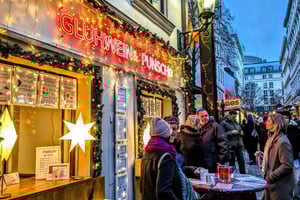Viena: Comida y bebida en el Mercado de Navidad
