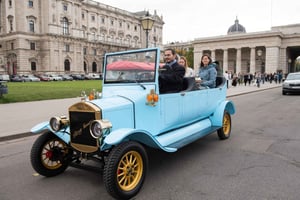 Vienna Easter Market & City Highlights Tour in an Oldtimer