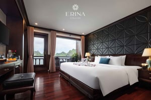 Croisière de 2/3 jours à Halong et Lan Ha Bay Erina 5* avec balcon et baignoire
