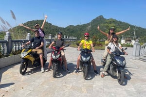 Cát Bà: Guided Motorbike Tour with Lunch & Boat Ride