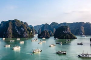 Vom Halong-Kreuzfahrthafen: 4-stündige Bootstour durch die Ha Long Bucht
