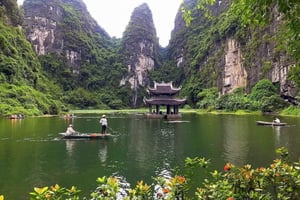 Hanoi: Ninh Binh, Bai Dinh/Hoa Lu, Trang An und Mua-Höhlen-Tour