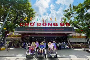 De Hue: passeio de bicicleta de meio dia com degustação de comida local