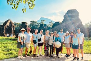 My Son Sanctuary Tour by Van & Boat from Hoi An/Da Nang