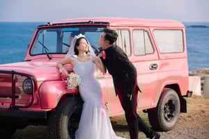 Ilha de Phu Quy: excursão de jipe com pequeno-almoço e serviço de busca no hotel