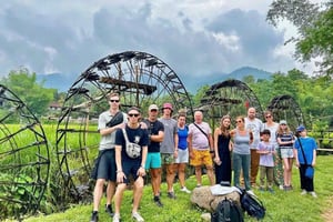 プルオン：シルク村、ヒュウ滝、ラフティングの日帰りツアーをご案内いたします