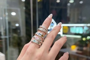 Hanoi: Vietnam Gemstone Silver Clay Ring Workshop