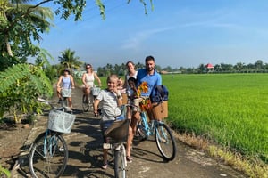 VIP Mekong Delta Adventure Cykling-Kajak Privat dagsutflykt