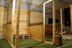 Warschau: Axt-Werfen-Erlebnis