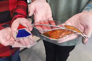 Everett : Atelier de vitrail avec matériel