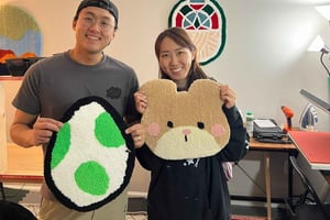 Verksted for tufting av tepper