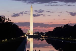 Washington, D.C.: Monuments & Memorials Kvällstur