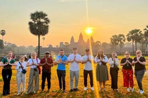 Angkor Wat 2-dages kompleks Solopgang og solnedgang med guidet tur