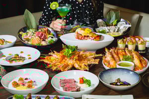 Bangkok: Buffet Internacional del Gran Puerto